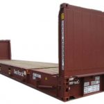 40-футовый Флет Рек (40' Flat Rack container)