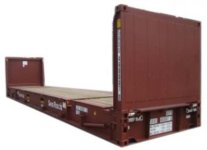 40-футовый Флет Рек (40' Flat Rack container)